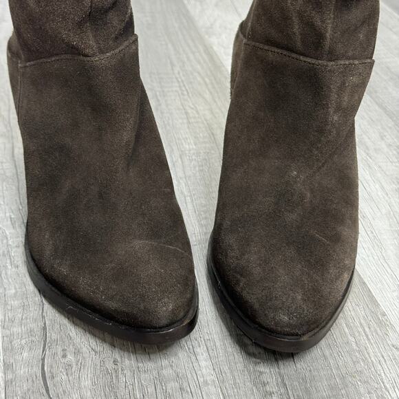 Charles by Charles David Boots Younger Suede Brown Western Boho Slouchy Size 7 - Picture 5 of 9